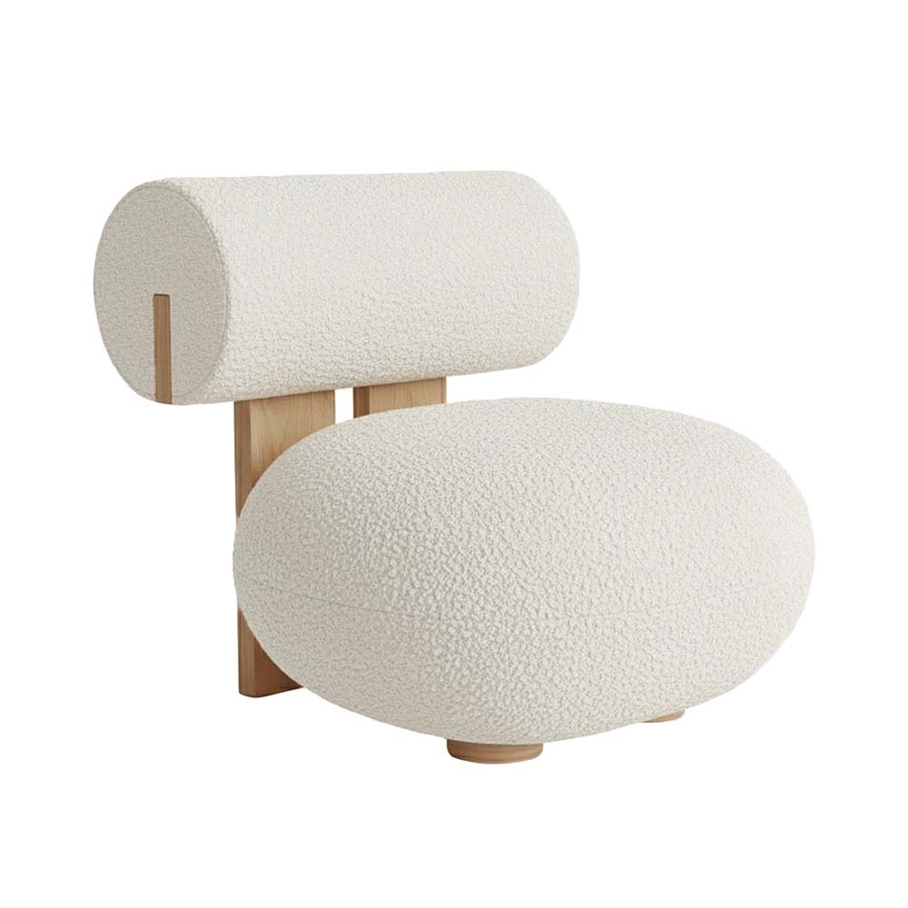 Butter Pomp Accent Chair