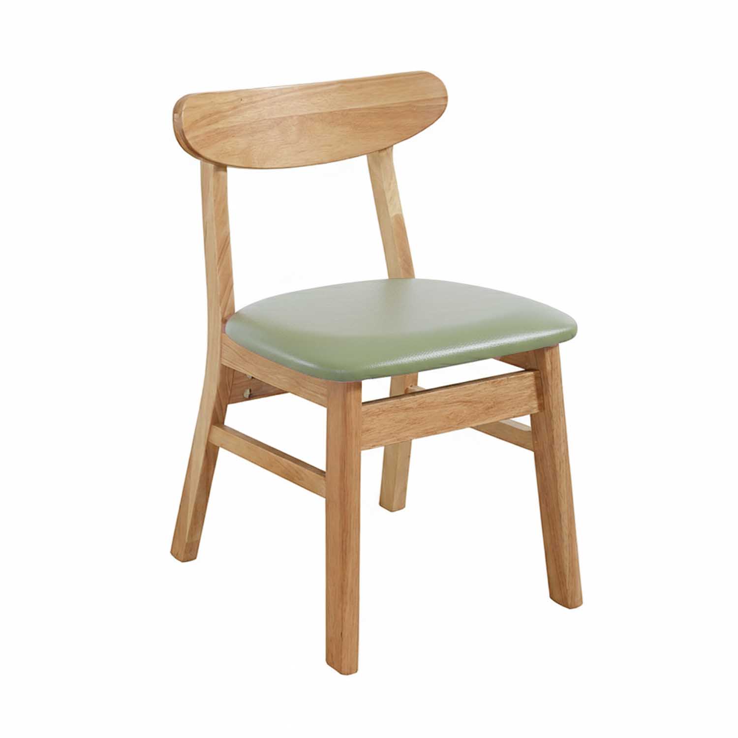 Norwall Chair (Natural Green Faux Leather)