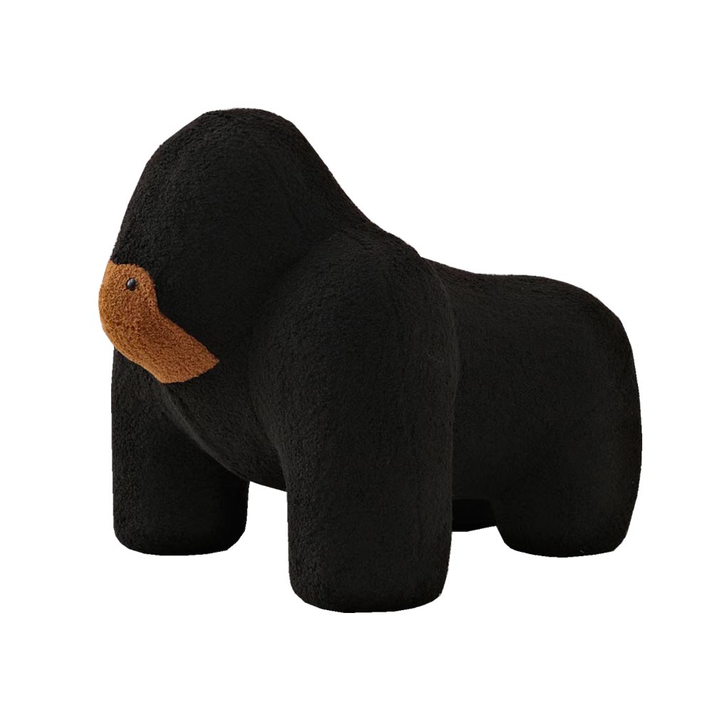 Gorri Butter Side Stool (Black)