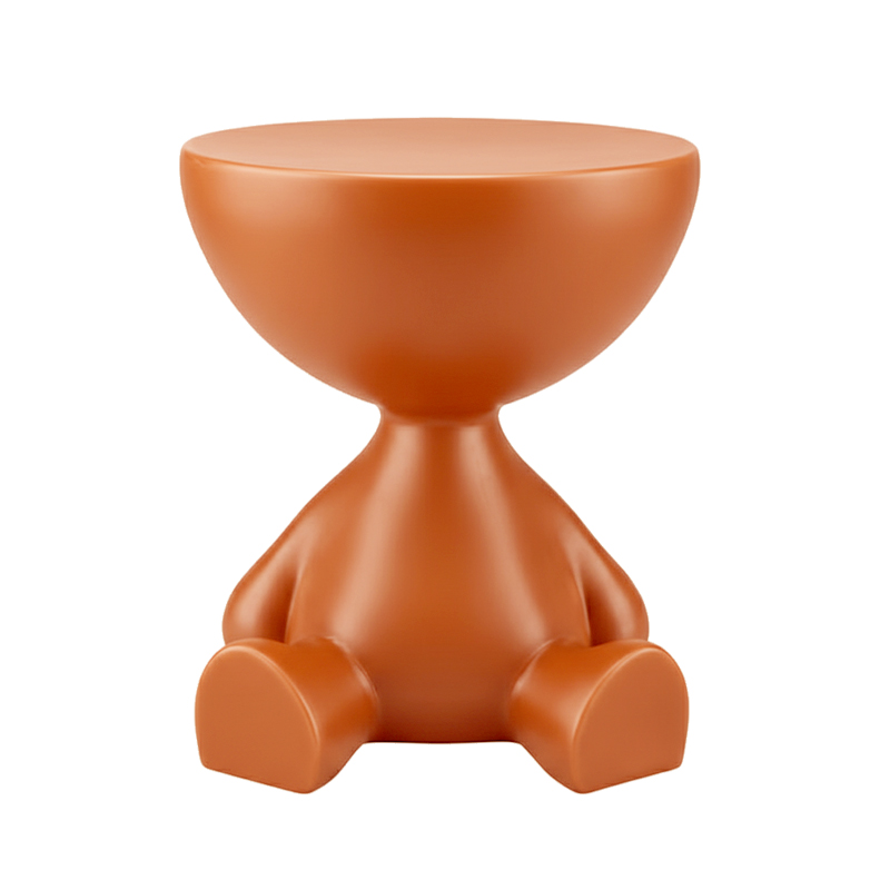 Heady Side Table (Dark Orange)