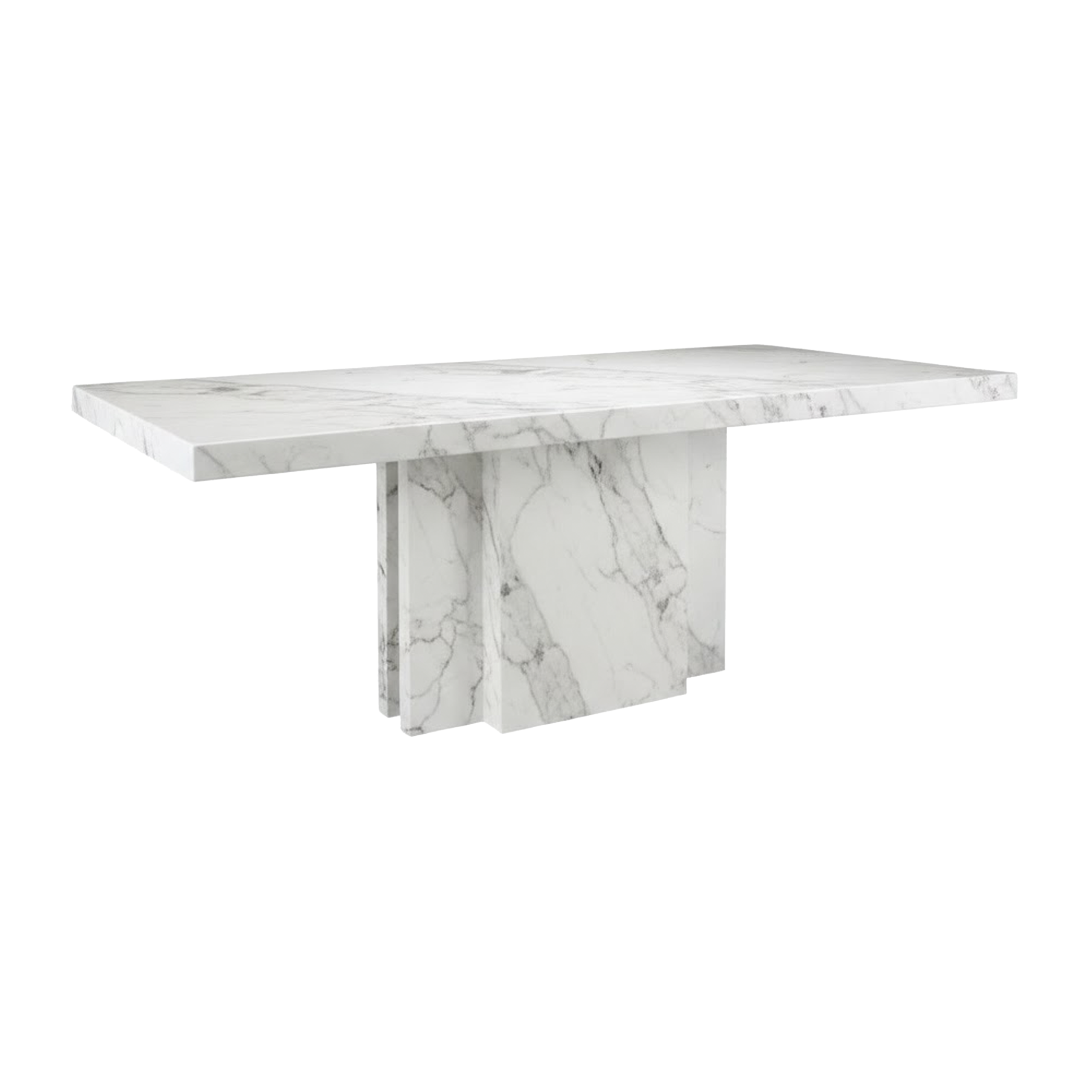 Maxarto Marble Dining Table 200 CM (White)