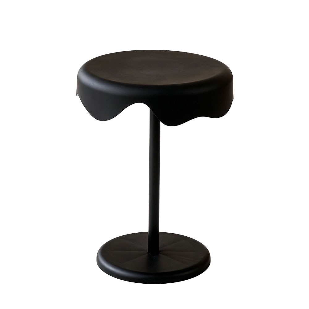 Challis Plastic Side Table 42 cm (Black)