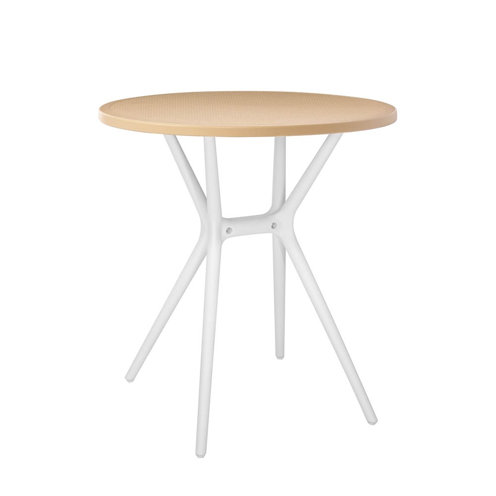 Charin Plastic Table 65 cm (Natural/White)