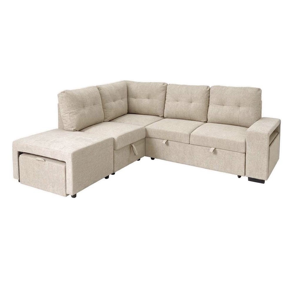 Darmenton 5 in 1 Sectional Sofabed Left (Beige)
