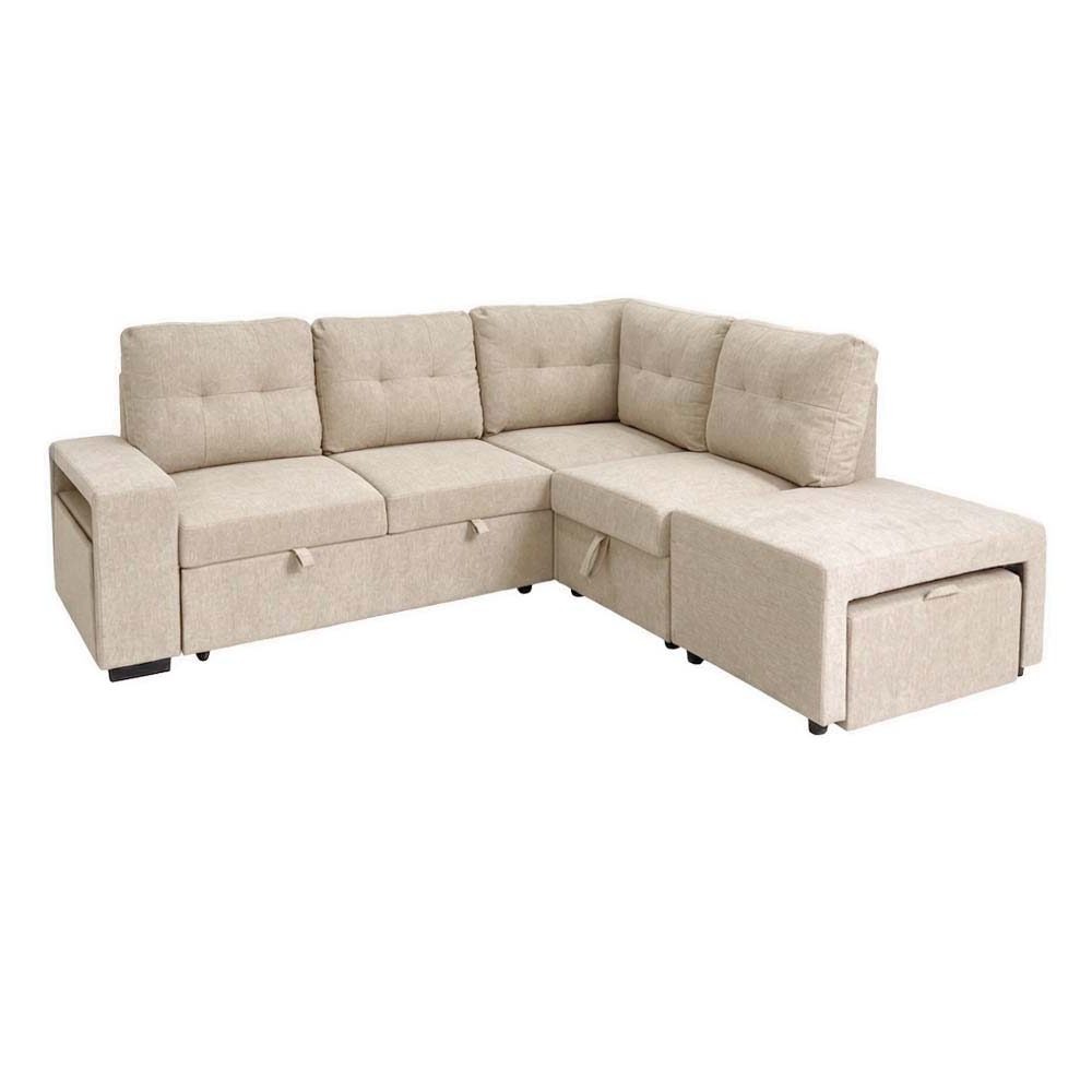 Darmenton 5 in 1 Sectional Sofabed Right (Beige)