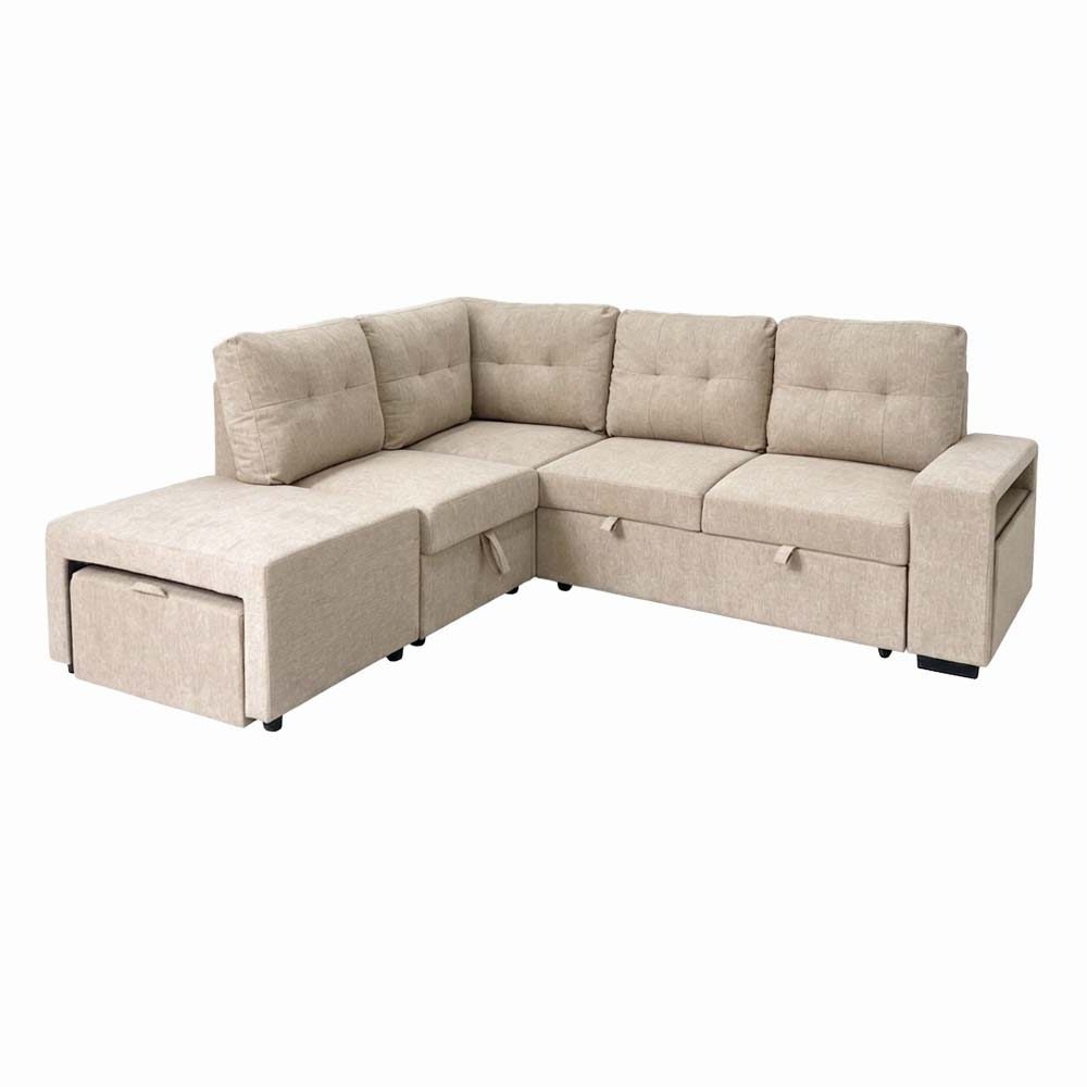 Darmenton 5 in 1 Sectional Sofabed Right (Beige)
