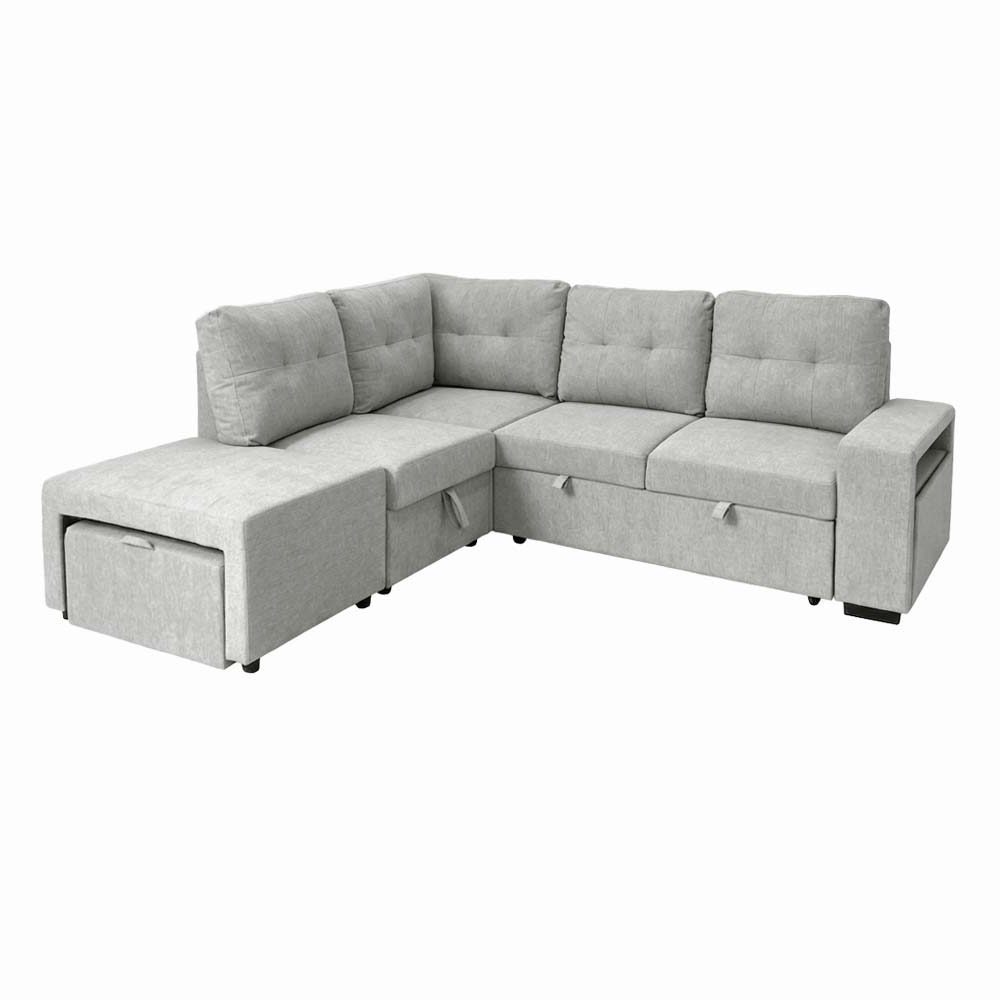 Darmenton 5 in 1 Sectional Sofabed Right (Light Gray)