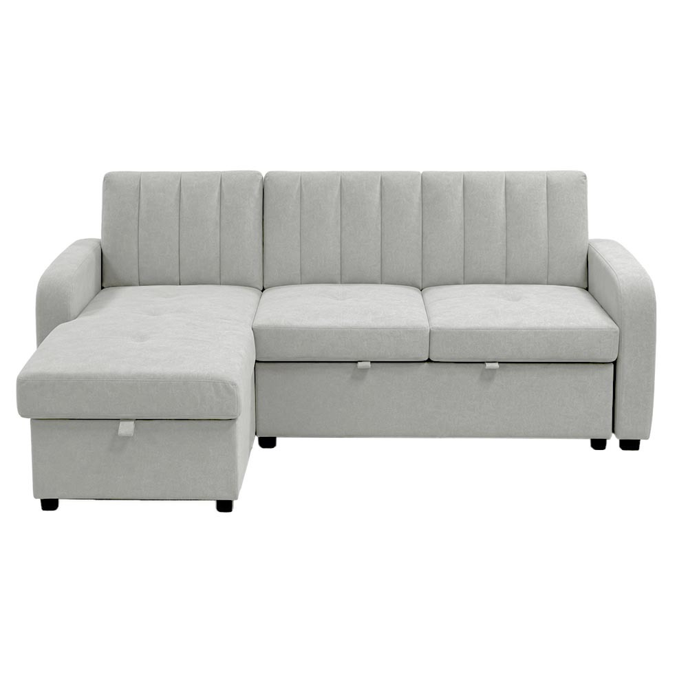 Dammins Chaise Sofabed with Storage (Gray)