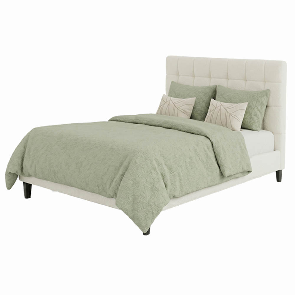 Hollister Double Bed (White Boucle)